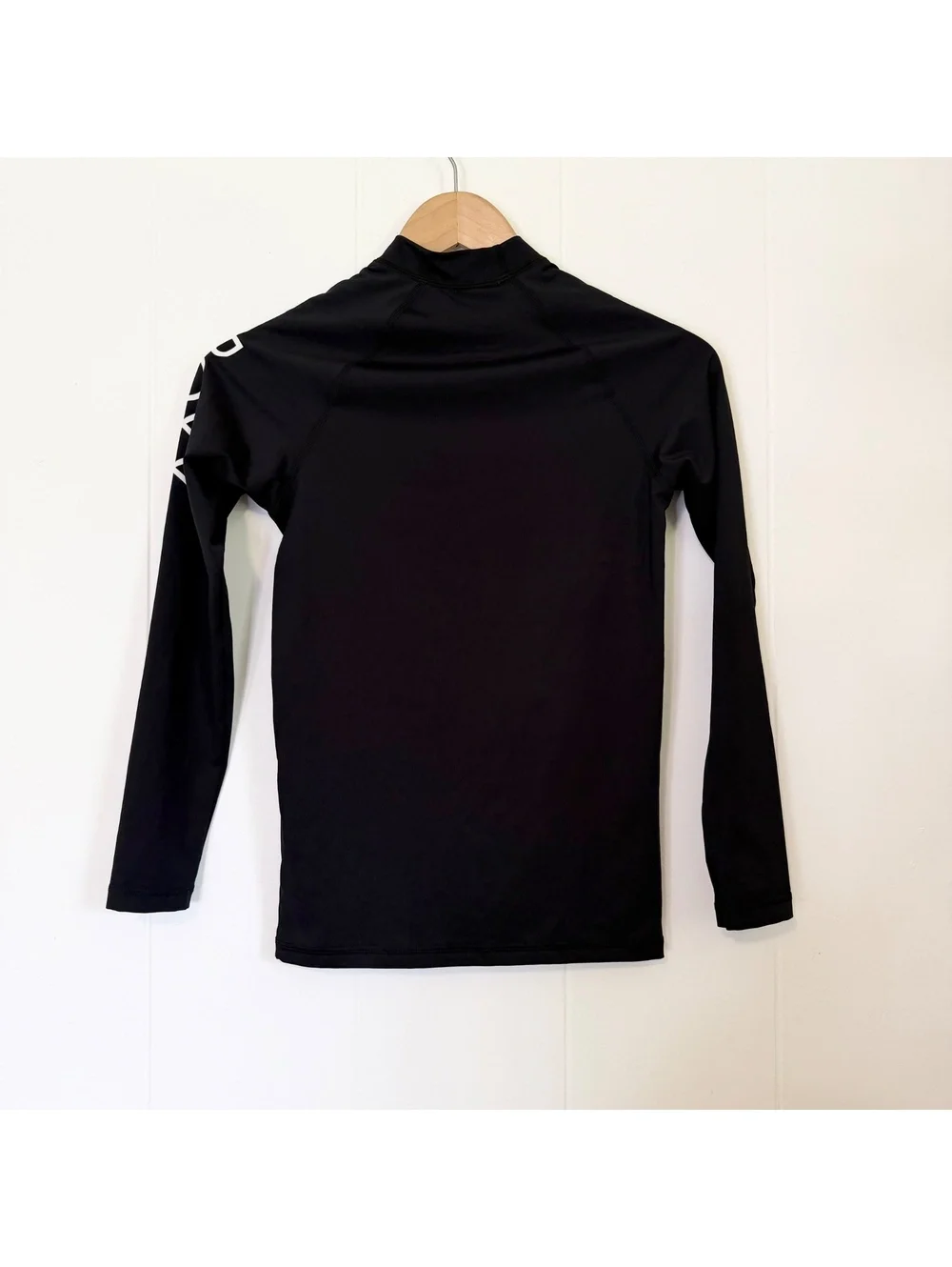 Roxy Black Long Sleeve Rash guard Swimwear Top Kids Girls XXL Girls 16